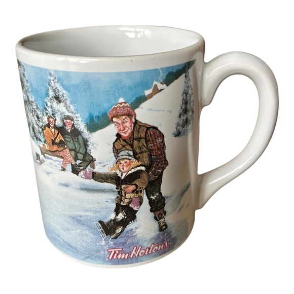 2003 Tim Hortons Limited Edition Collector Series #003 Skating Pond Mug - Picture 1 of 8